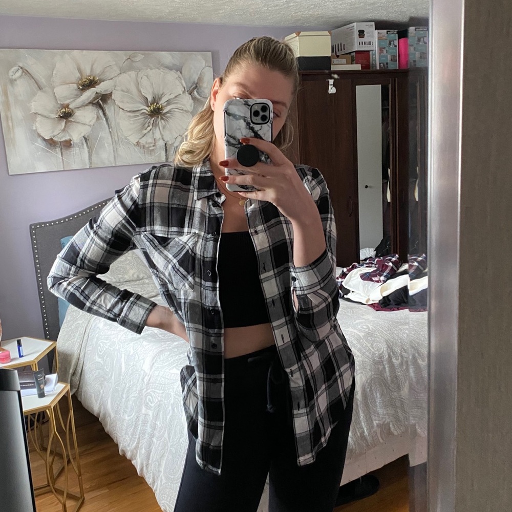 Gilbert plaid button up shirt